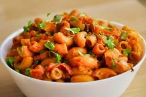 Vegetable Macaroni (Indian Style)