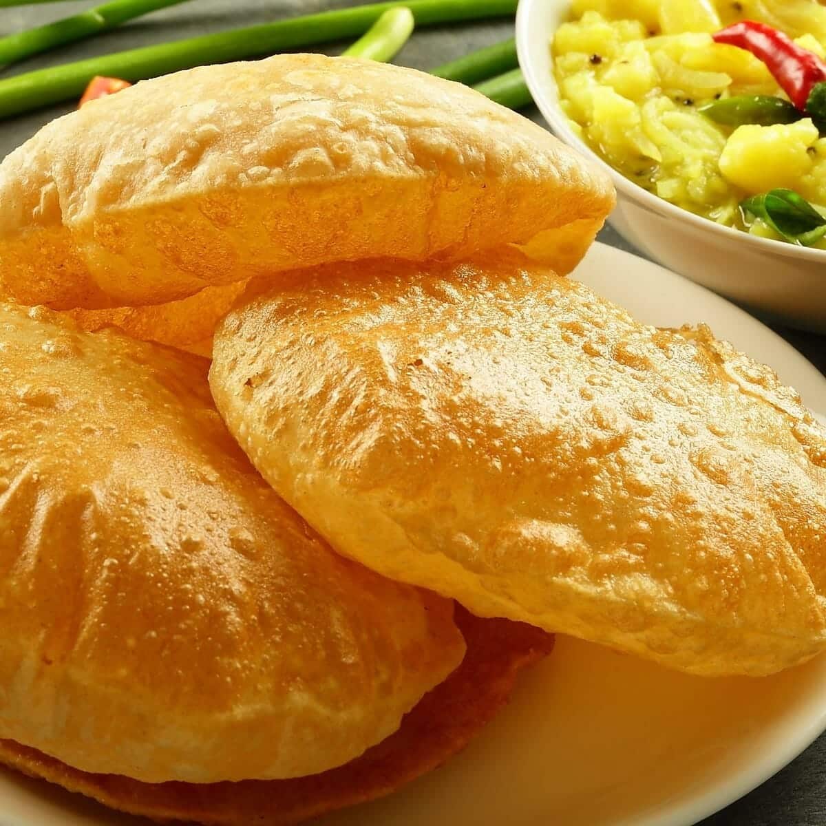 Yellow Pumpkin Poori Parangikai Puri 
