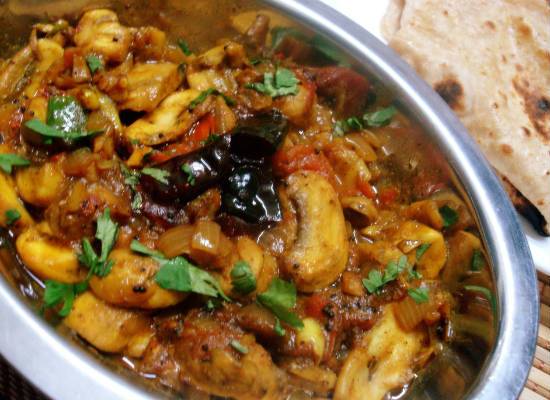 Chettinad Mushroom Masala