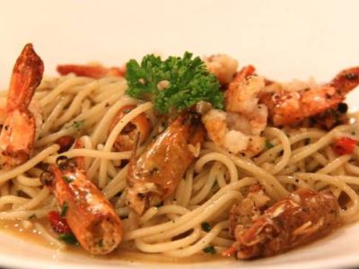 Prawn and Chilli Pasta