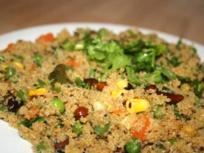 Samba Godhumai Rava Vegetable Upma
