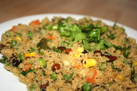 Samba Godhumai Rava Vegetable Upma