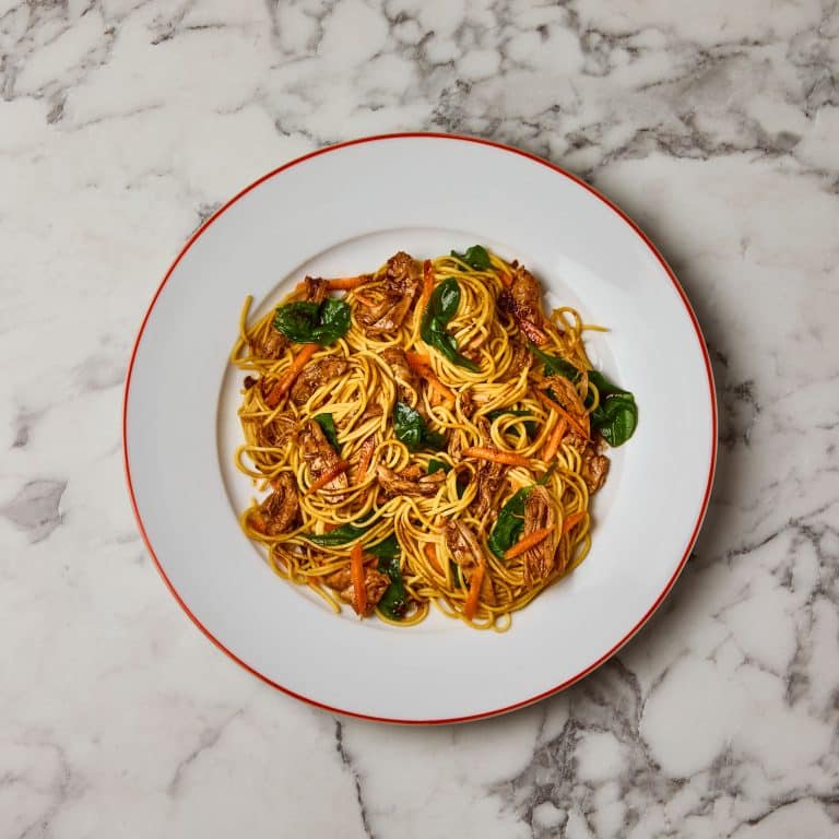 Chicken Noodles with Hoisin Sauce