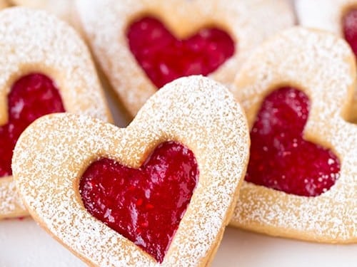 Heart Shaped Cinnamon Cookies