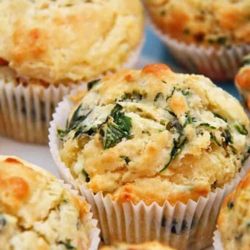 Spinach and Cheese Muffins