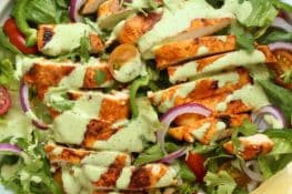 Warm Chicken Tikka Salad
