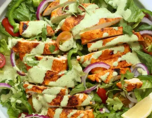 Warm Chicken Tikka Salad
