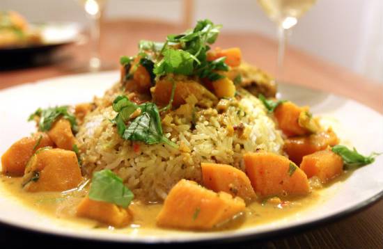 Chicken and Sweet Potato Curry
