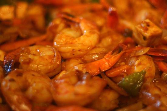 Spicy Sichuan Prawns