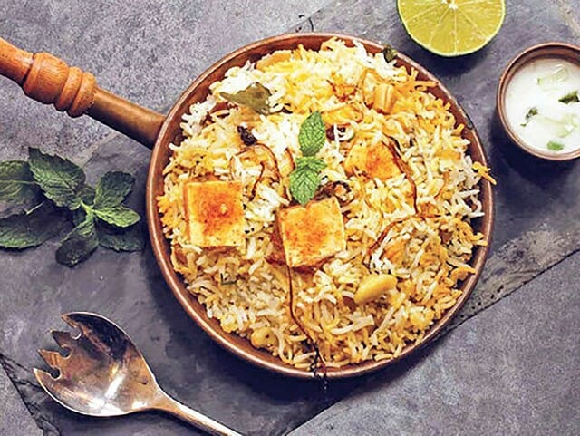 tofu briyani