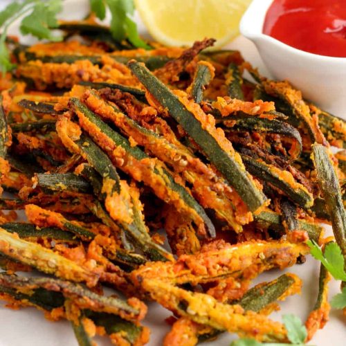 Vendakkai Pakoda Bhindi Pakora