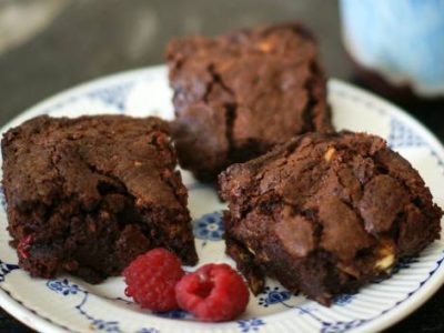 Chocolate Raspberry Brownies