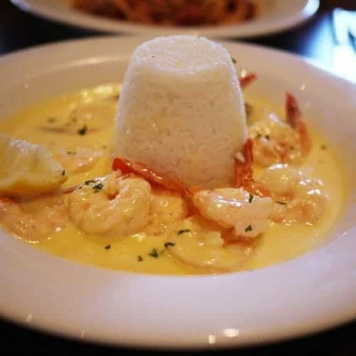 Creamy Garlic Prawns