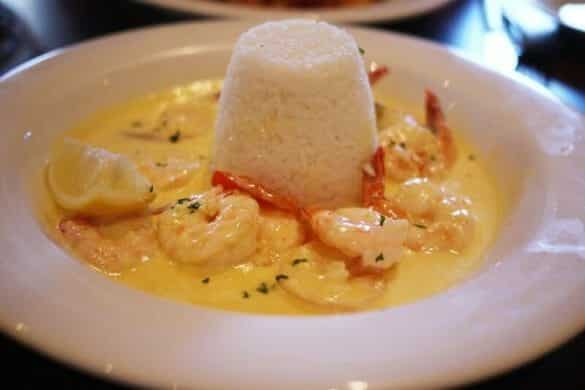 Creamy Garlic Prawns