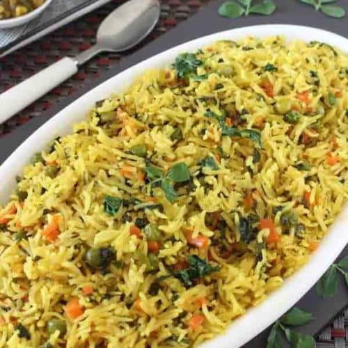 Methi Rice (Fenugreek Rice) 20 Methi Rice Fenugreek Rice