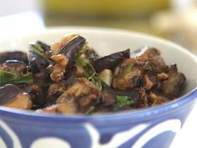 Fried Eggplant Salad