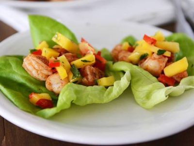 Shrimp and Mango Wraps