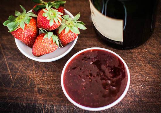 Strawberry and Champagne Jam