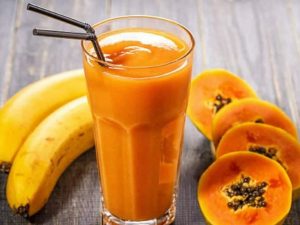 Papaya Banana Smoothie