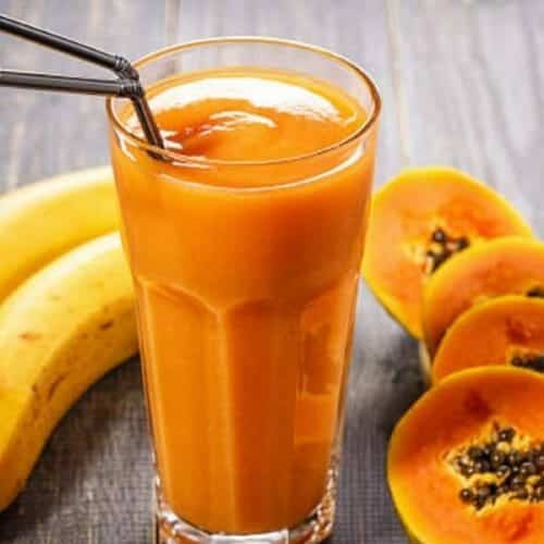 Papaya Banana Smoothie