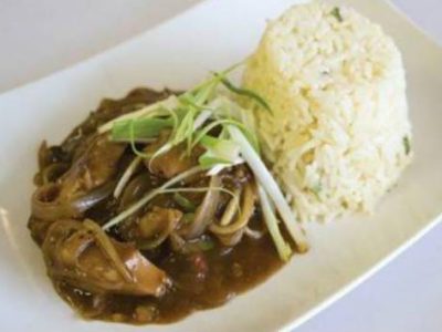 Chicken with Ginger and Spring Onions