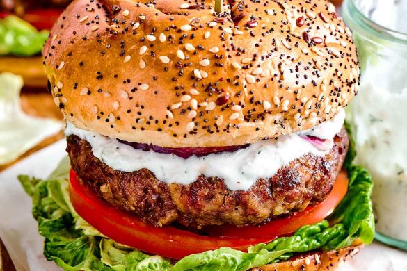 Mediterranean Lamb Burgers
