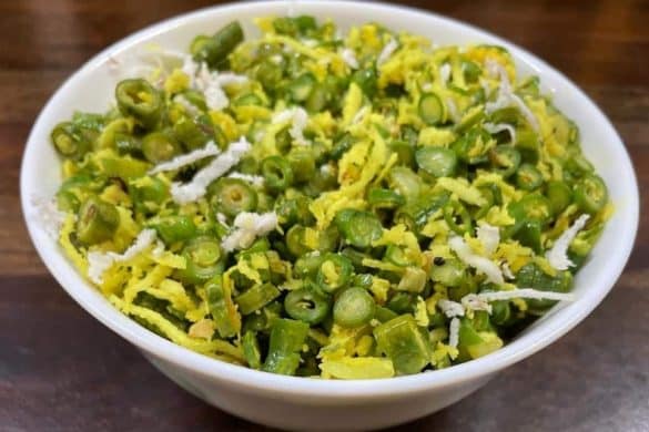Pudalangai Poriyal (Snake Gourd Fry)