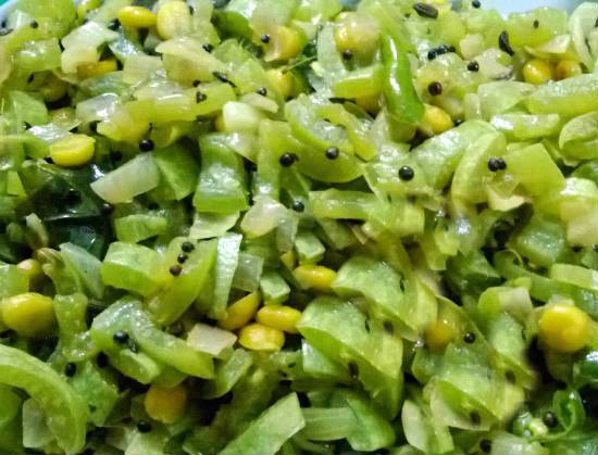 Pudalangai Poriyal (Snake Gourd Fry)