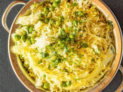 Cauliflower Peas Pulao