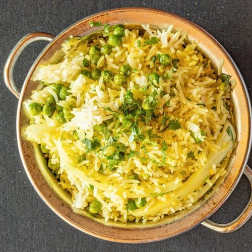 Cauliflower Peas Pulao