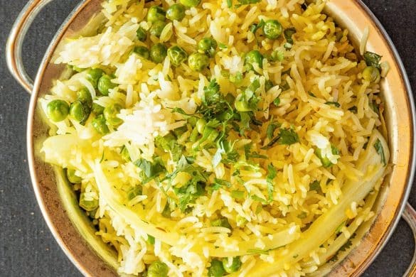 Cauliflower Peas Pulao