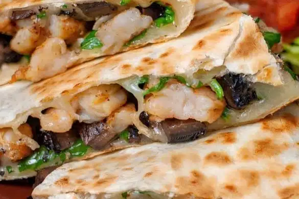 Mushroom Quesadillas