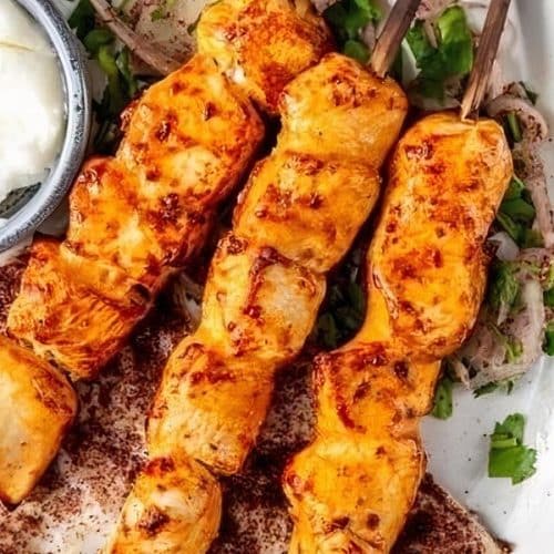 Shish Taouk Middle Eastern Chicken Kebabs