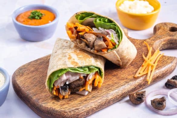 Vietnamese Chicken Wraps