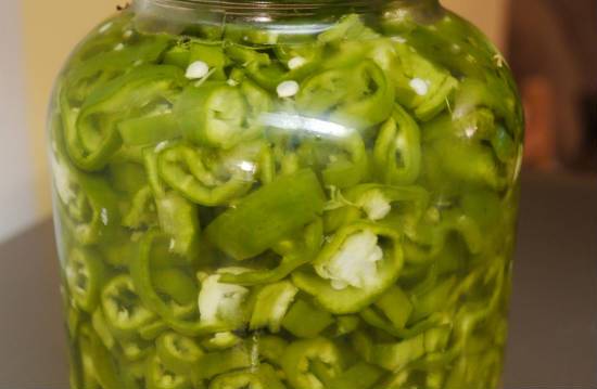 Pickled Green Chilies