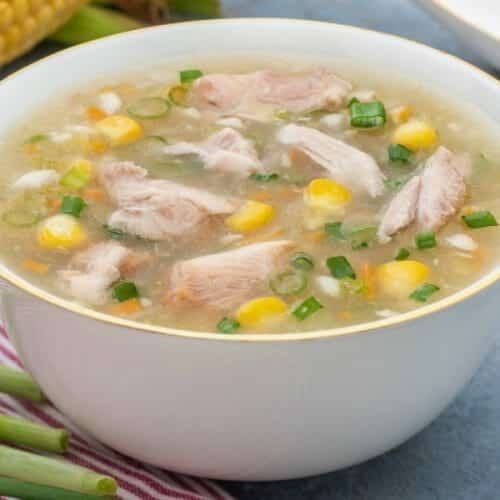 Sweet Corn Chicken Soup