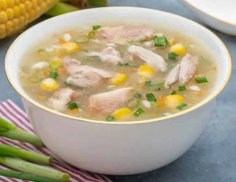 Sweet Corn Chicken Soup