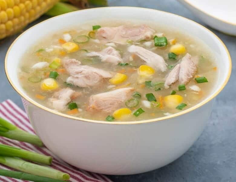 Sweet Corn Chicken Soup