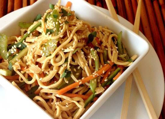 Tofu Noodle Salad