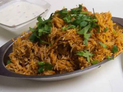 Mutton Biryani with Coconut Milk