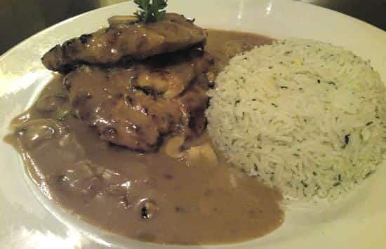 Grilled Chicken with Mushroom Sauce