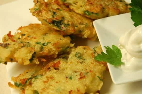 Knol Khol Fritters (Kohlrabi Tikki)