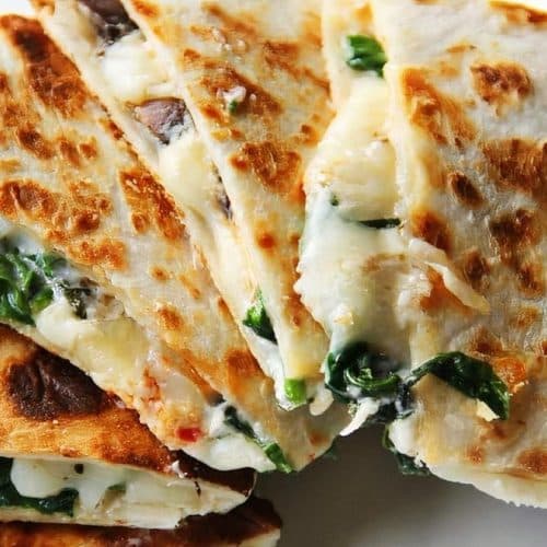 Spinach Quesadillas