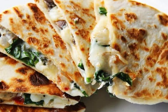 Spinach Quesadillas