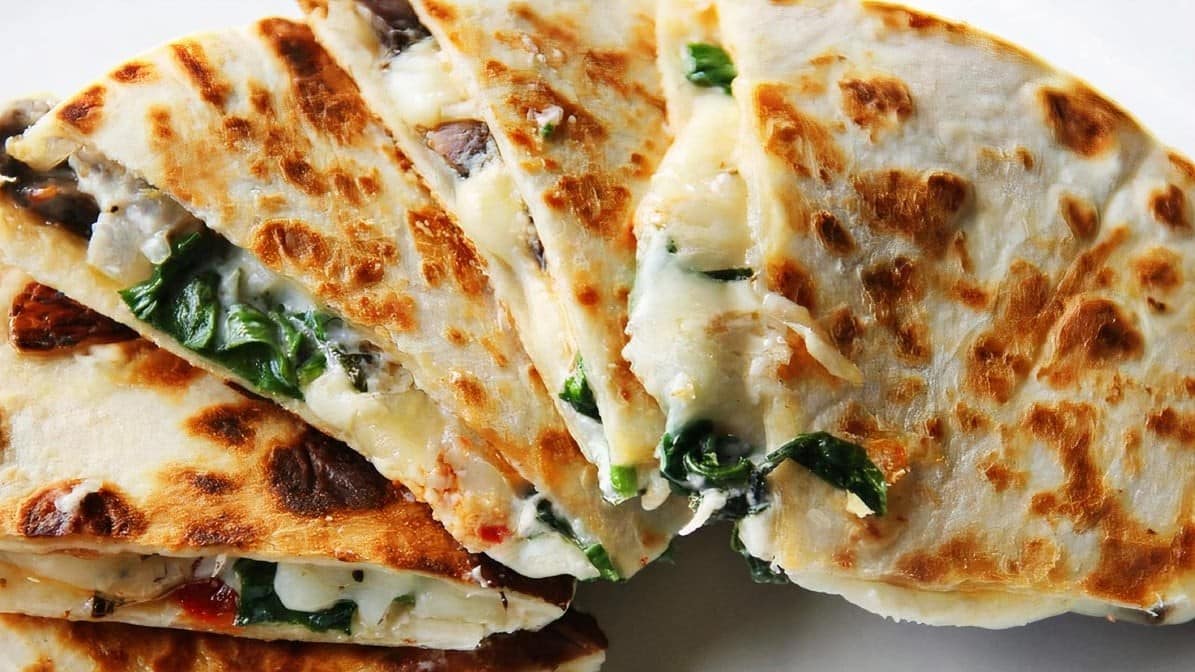 Spinach Quesadillas