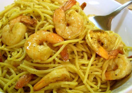Garlic Butter Shrimp Pasta