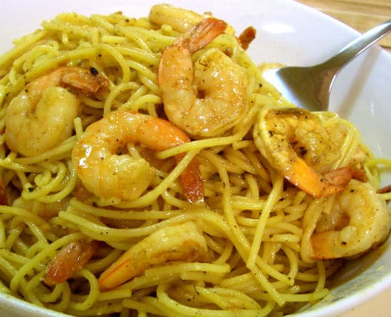 Garlic Butter Shrimp Pasta Recipe | Awesome Cuisine