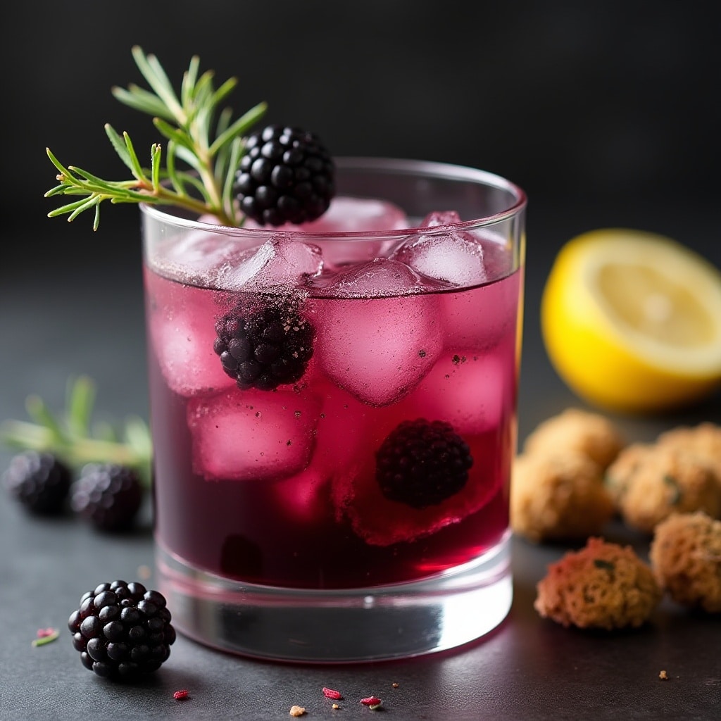 What Are the 25 Best New Year's Cocktails to Try This Year? 23 Blackberry Thyme Gin Smash