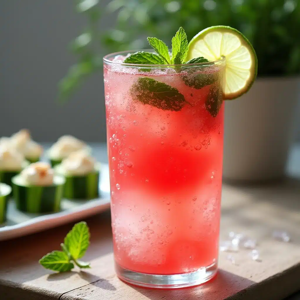 What Are the 25 Best New Year's Cocktails to Try This Year? 22 Watermelon Mint Refresher Cocktail