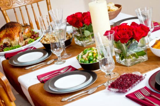 Christmas Dinner Table